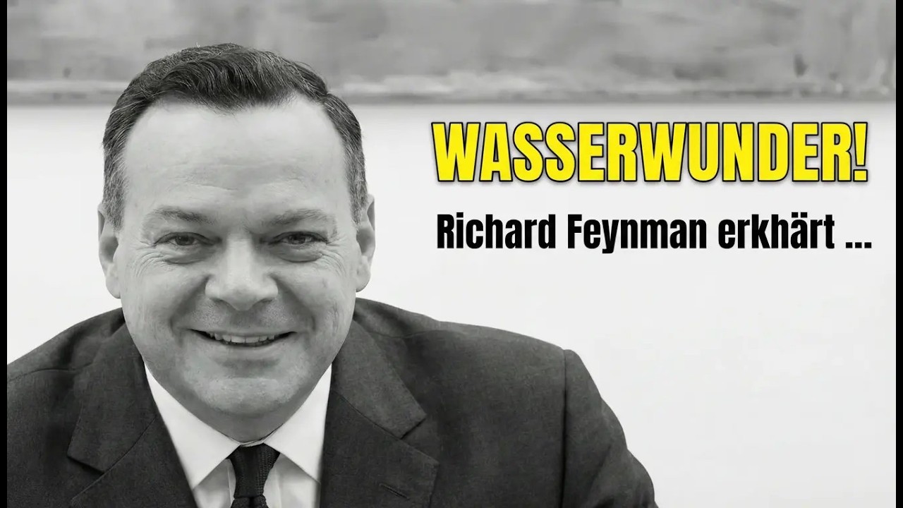 WARUM SIND REGENTROPFEN RUND FEYNMANS OBERFLÄCHENSPANNUNG WUNDER?