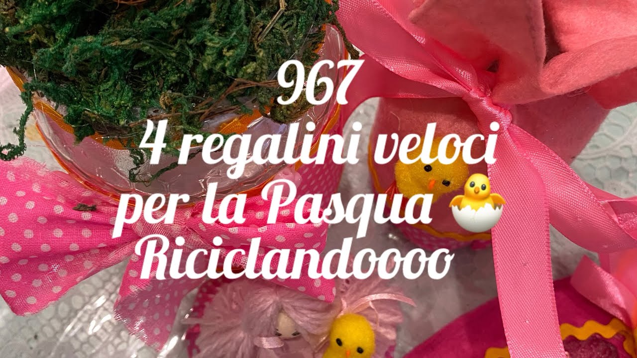 4 regalini veloci per la Pasqua “25 riciclando