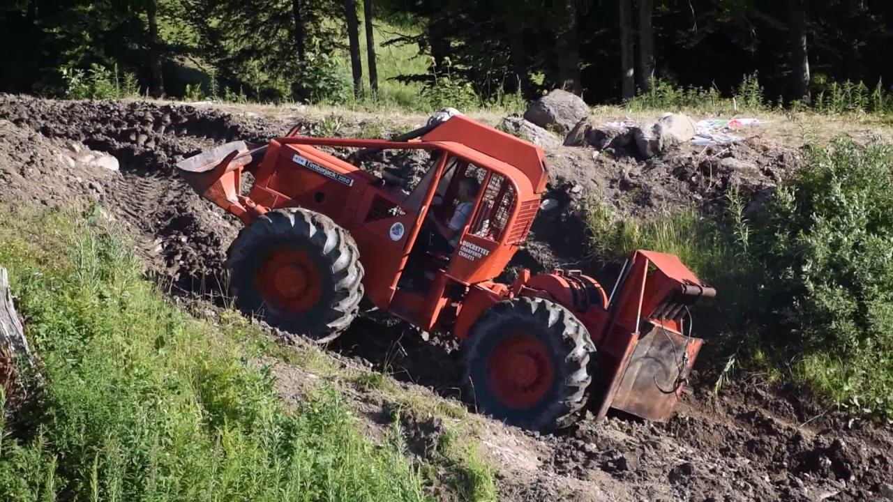 Timberjack 225D (from 1979), 230 (1967) and Ford County - Les Cognées 2017