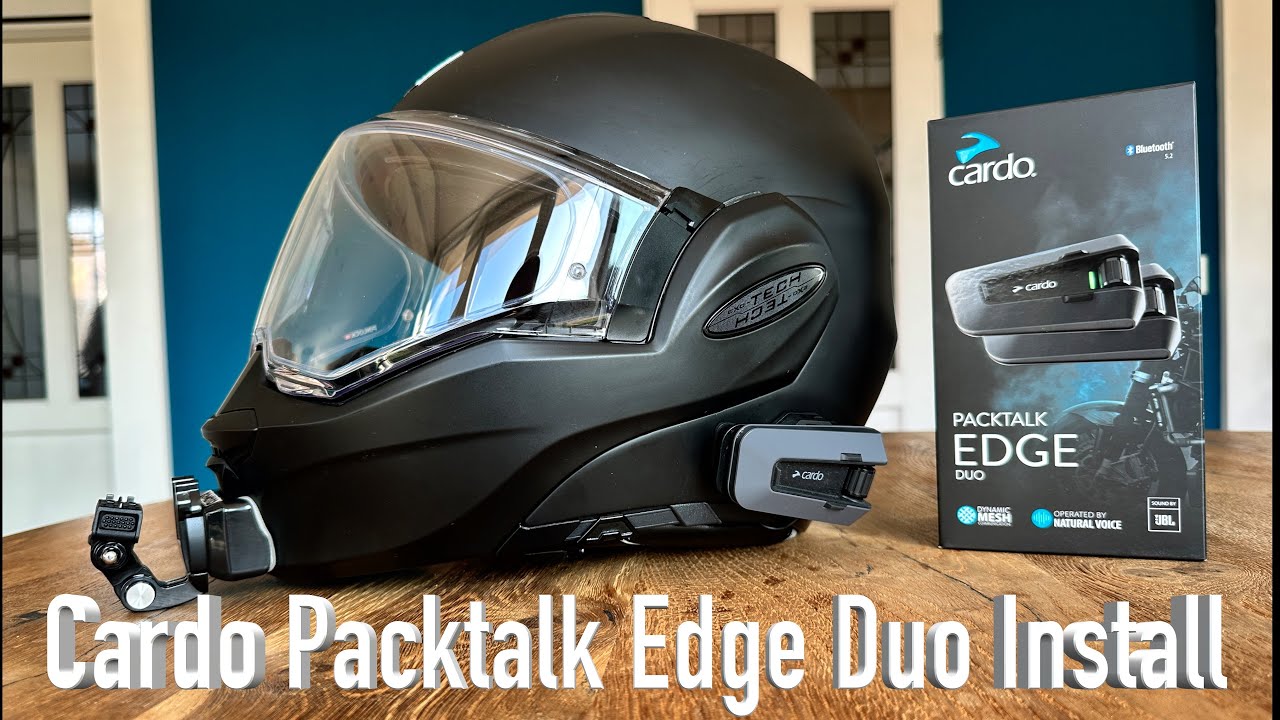 Cardo Pecktalk Edge install