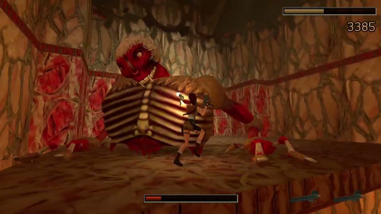 Tomb Raider I Remastered - The Final Boss (Giant Atlantean) 👹