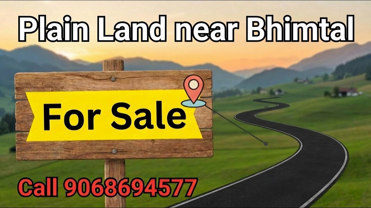 3.25 Plain Nali Land for sale | Kathgodam ~15 KM & Bhimtal Lake ~10KMs | Peaceful Village | Call Now