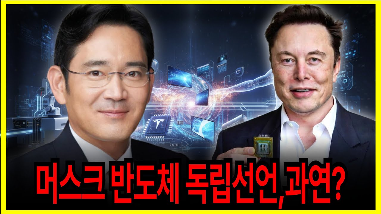 삼성에 뒷통수친 머스크 테슬라 반도체 직접 만들겠다고 선언하더니, 삼성의 기술력에 백기든 이유?