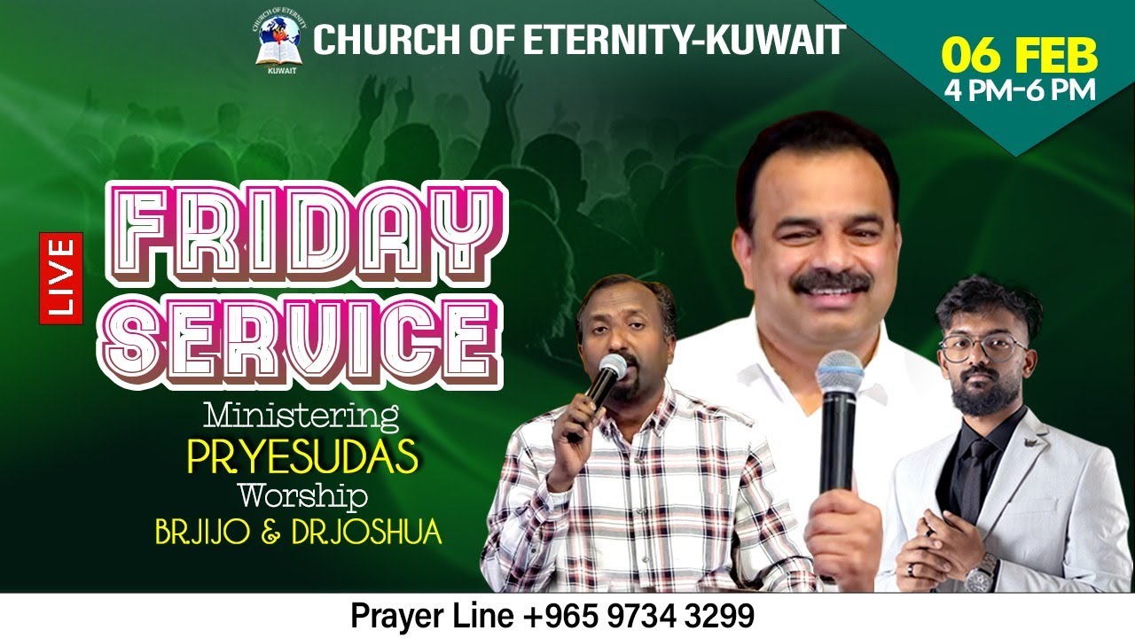 🔴🅻︎🅸︎🆅︎🅴︎🔴Friday Service @ NECK kuwait II Testimony of Dr.Joshua II Pr.Yesudas II 06 February 2026