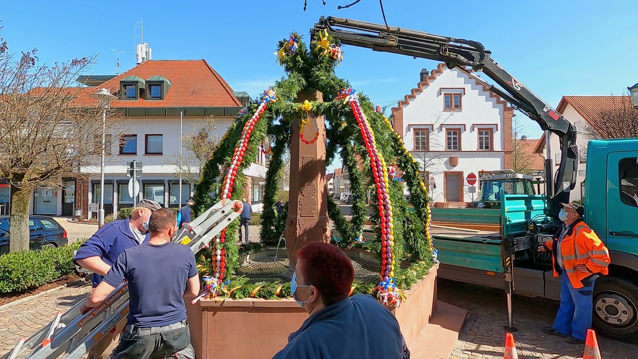 Osterkrone in Hagenbach