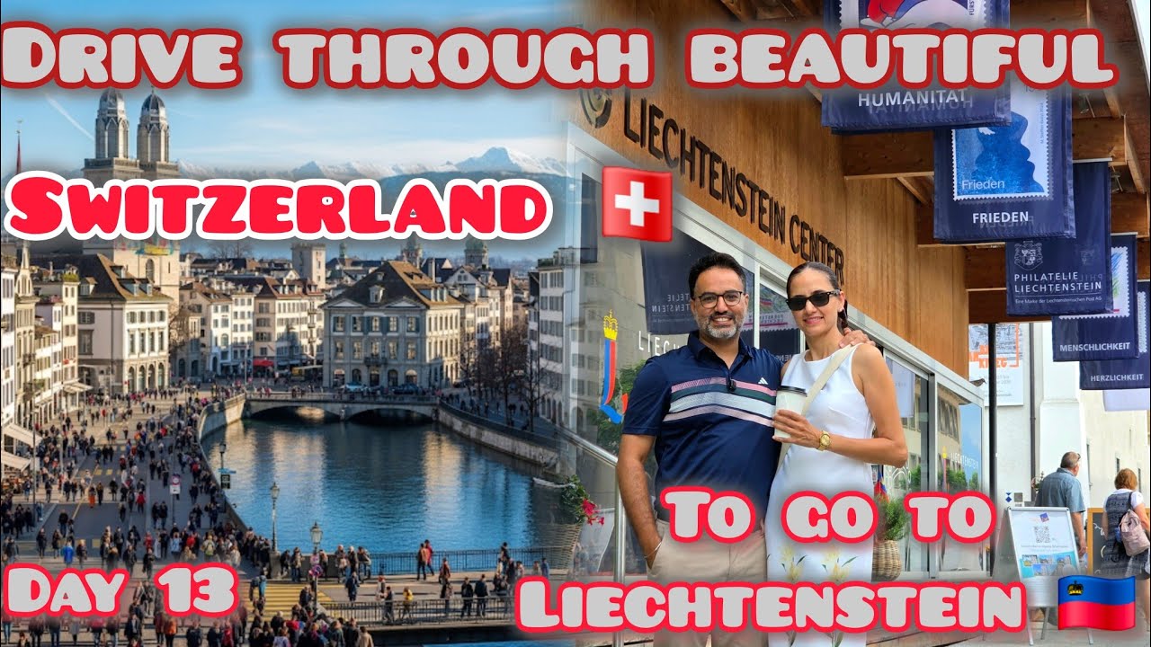 Driving through Beautiful Switzerland 🇨🇭 without any Planning. Day 13 #punjabitravelvlog