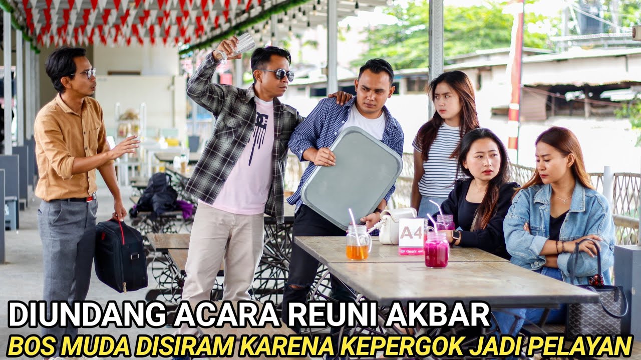DIUNDANG ACARA REUNI AKBAR, BOS MUDA MALAH DISIRAM & DIPERMALUKAN KARENA KEPERGOK JADI PELAYAN CAFFE