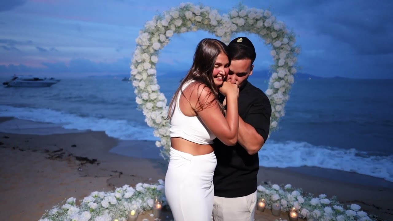 Marriage proposal in Koh Samui Thailand