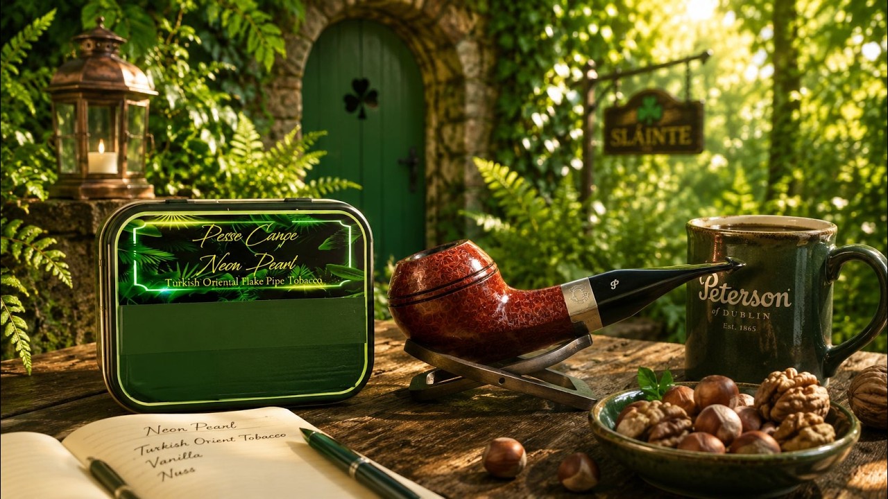 Pesse Canoe Neon Perl in my Peterson Hudson & Doppelkekse (Double Cookies) #ytpc #pipesmoking