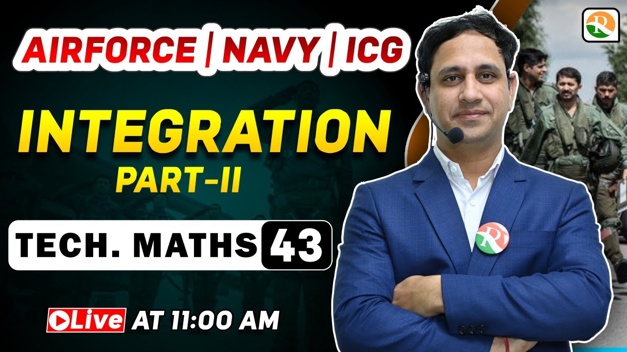अटल Batch | Integration - 2 | Airforce Maths Classes 2024 | Maths for Airforce |Airforce