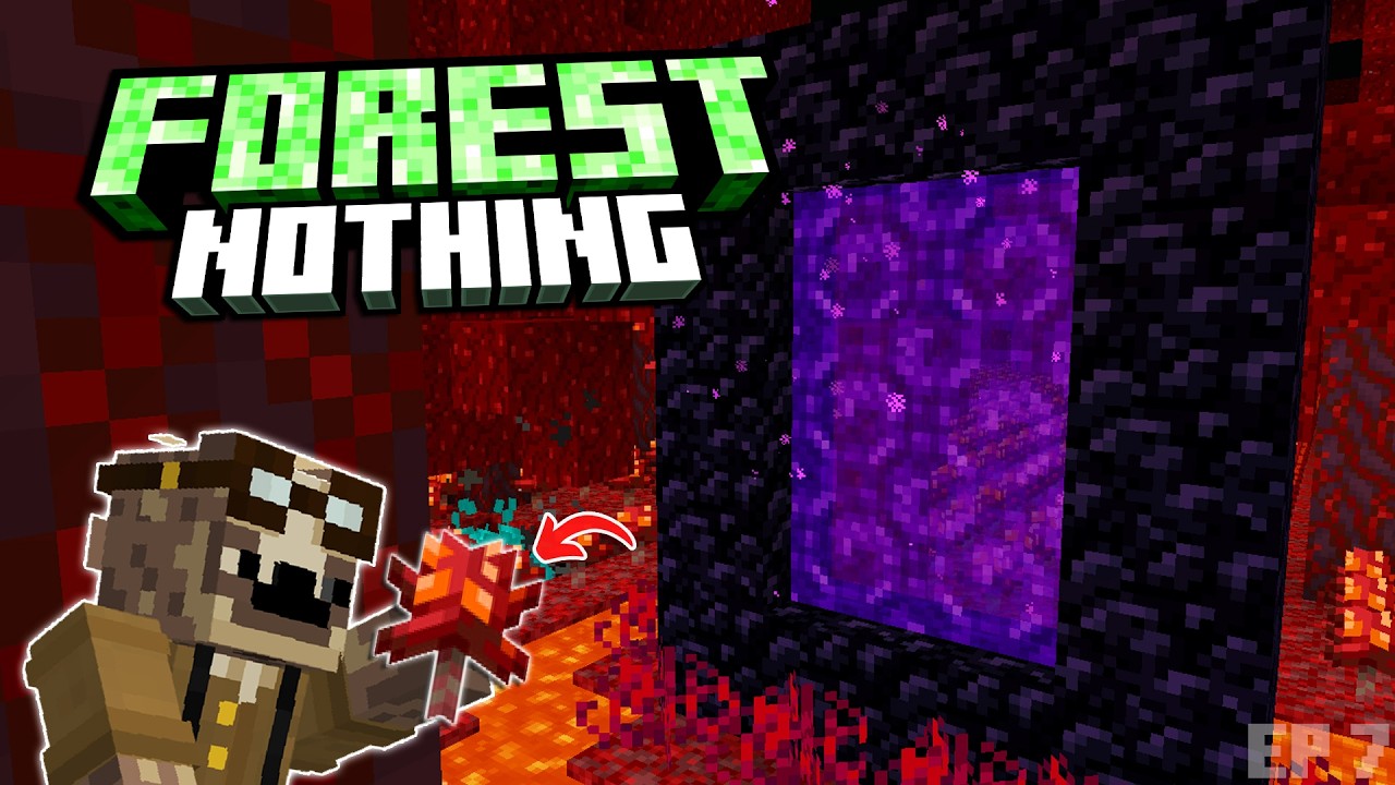 I Entered the Nether… and Now I’m RICH?! | Forest NOTHING Ep.7