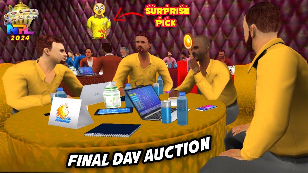 FINAL DAY AUCTION 💥✅ WCC3 NPL 2024