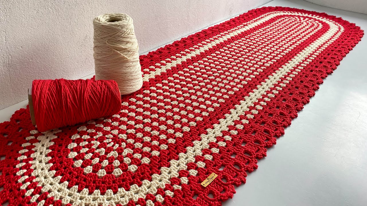 Jogo de cozinha xadrez #crochetpattern 