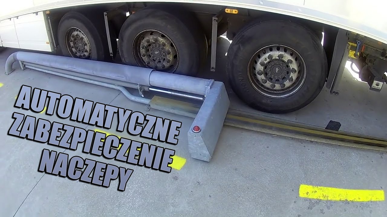 Automatyczny system zabezpieczania naczepy pod rampą | KrychuTIR&trade;