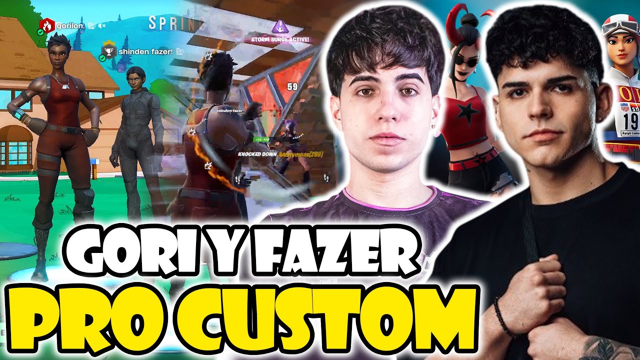GORILON Y FAZER JUEGAN PRO CUSTOM DUO🏆TALLAMI LOS COUCHEA