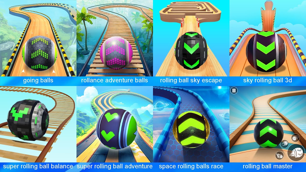 Going Balls Vs Sky Escape, Rollance, Adventure, Sky Rolling Ball 3D, Master, Space, Balance