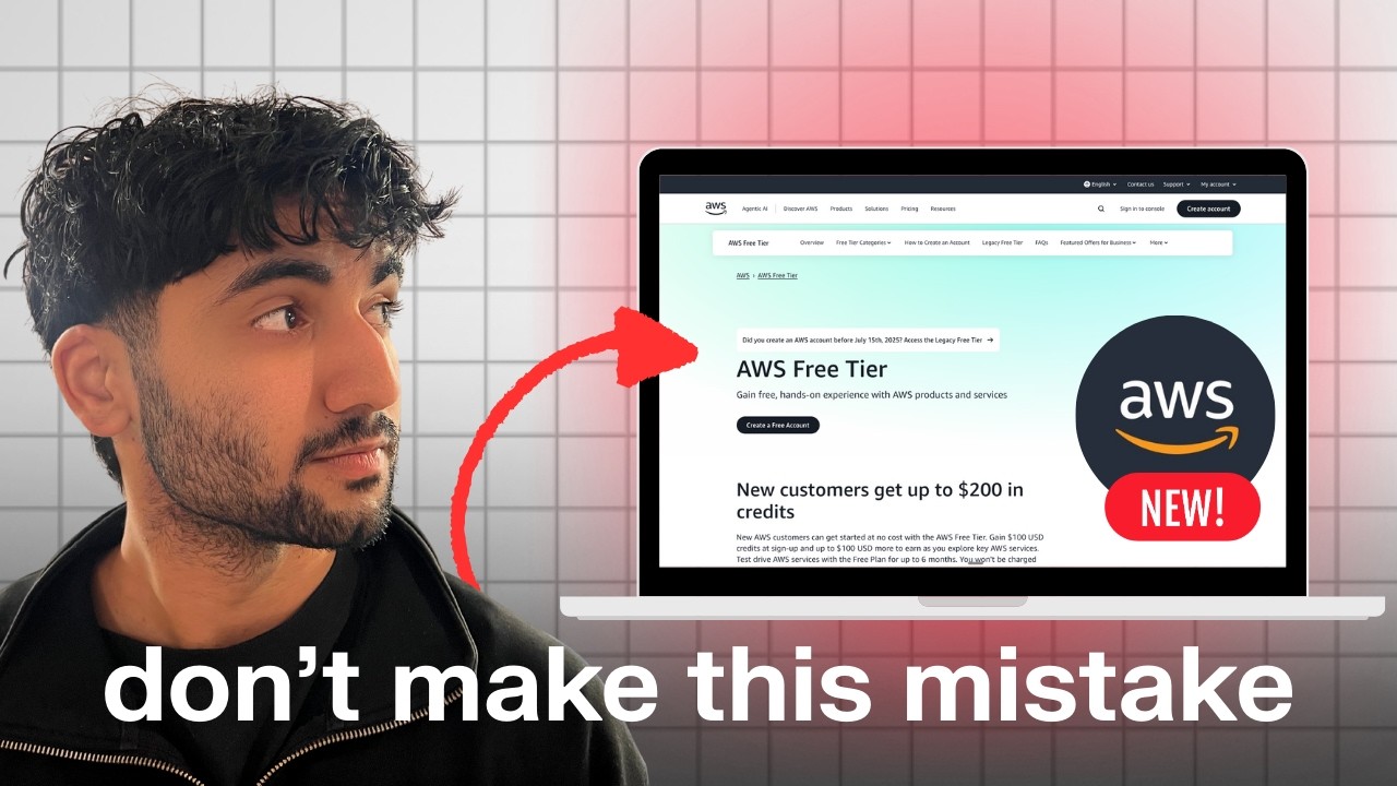 AWS Free Tier Update (2025) + how to get $200 in credits