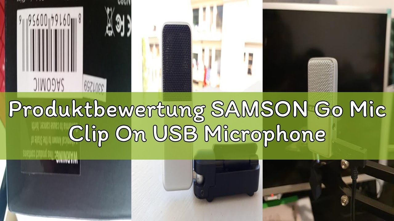 Produktbewertung SAMSON Go Mic Clip On USB Microphone