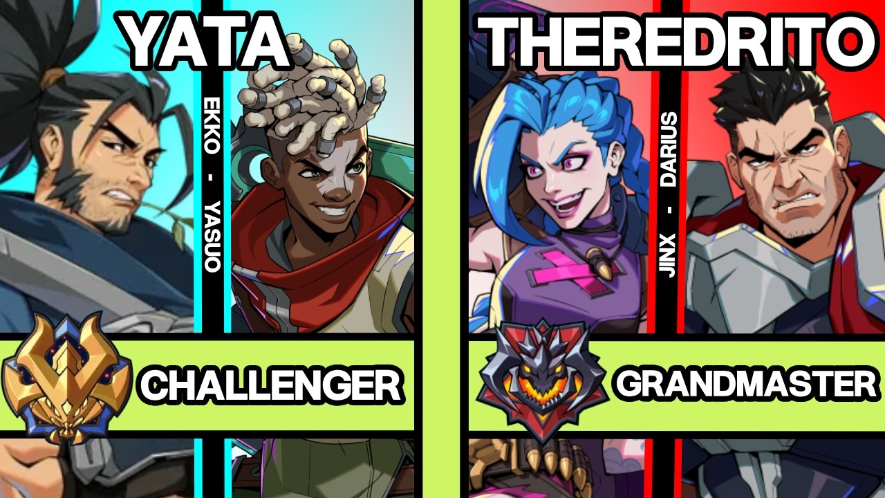 2XKO ▰ YATA (Ekko-Yasuo) vs THEREDRITO (Jinx-Darius) ▰ 2XKO Pro Replays