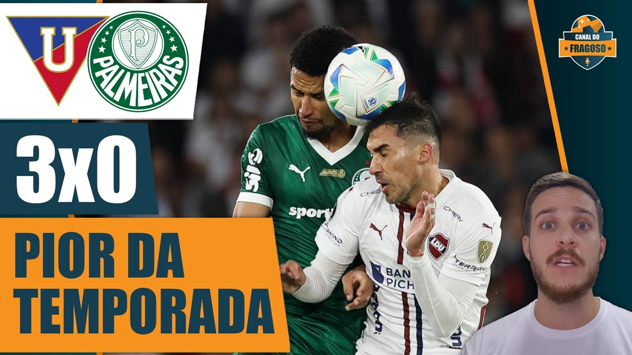 DERROTA ONDE DEU TUDO ERRADO! LDU 3 X 0 PALMEIRAS NA LIBERTADORES 2025