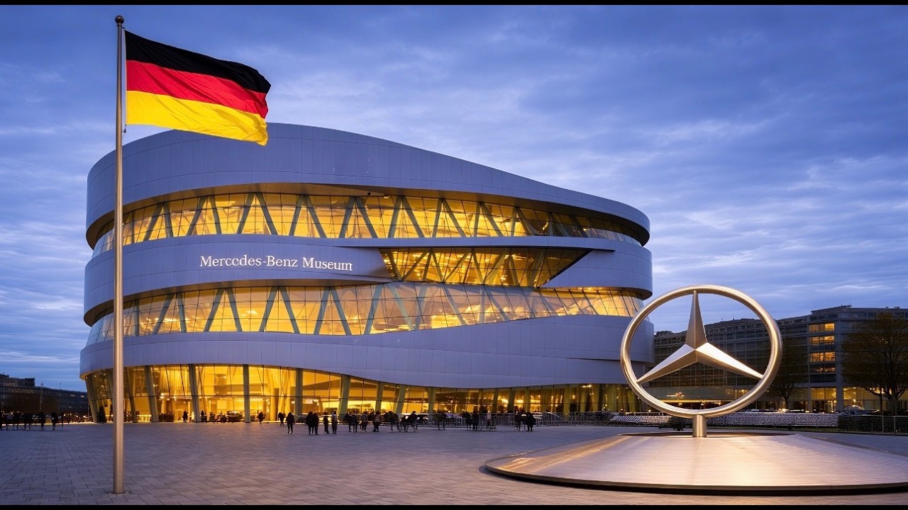 جولة في متحف مرسيدس بنز 🇩🇪 في مدينة شتوتغارت الالمانية