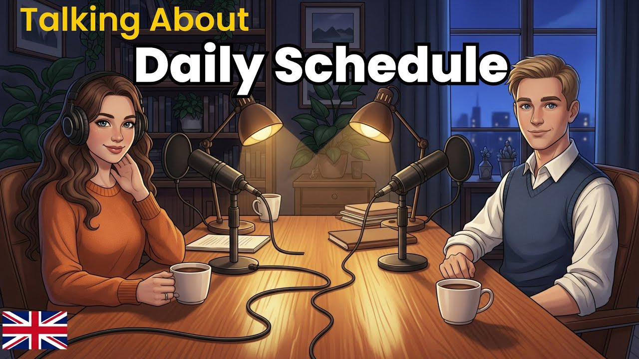 Talk About Your Daily Schedule in English | English Conversation Practice