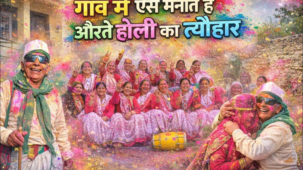 2nd March ka Holi celebration 🎉#viral #youtube #pahadi 