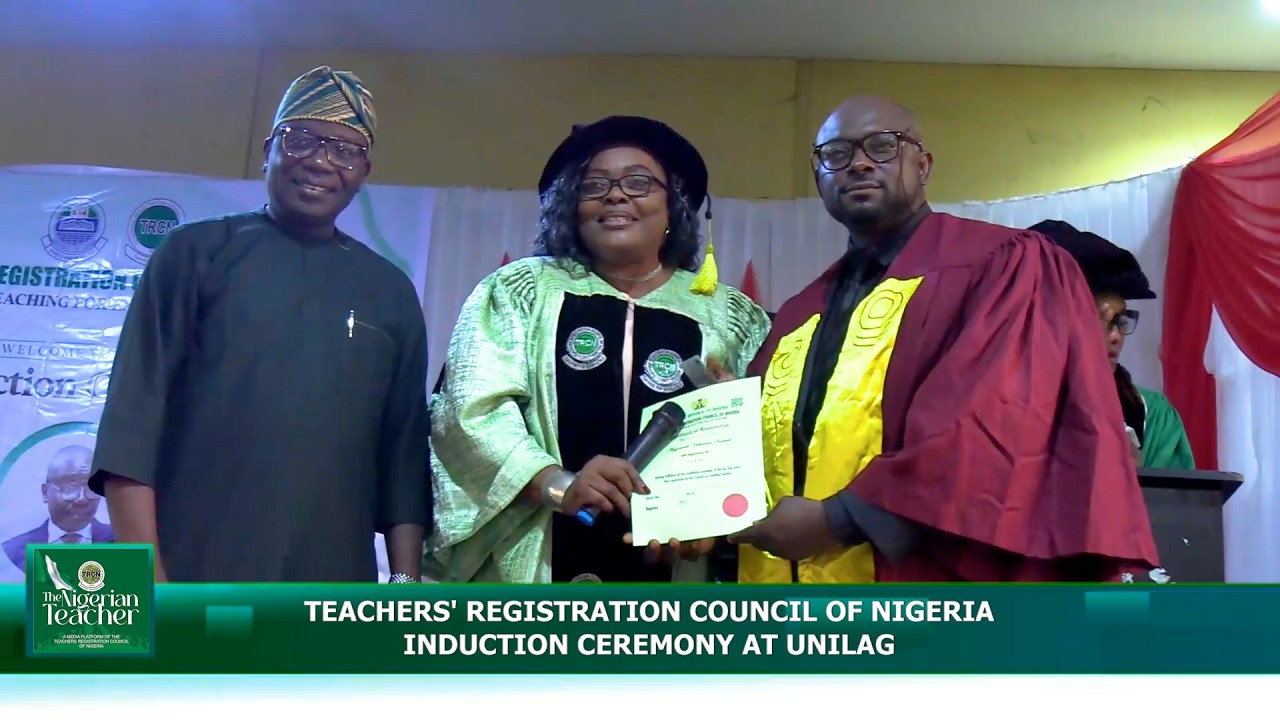 TEACHERS' REGISTRATION COUNCIL OF NIGERIA INDUCTION CEREMONY AT UNILAG