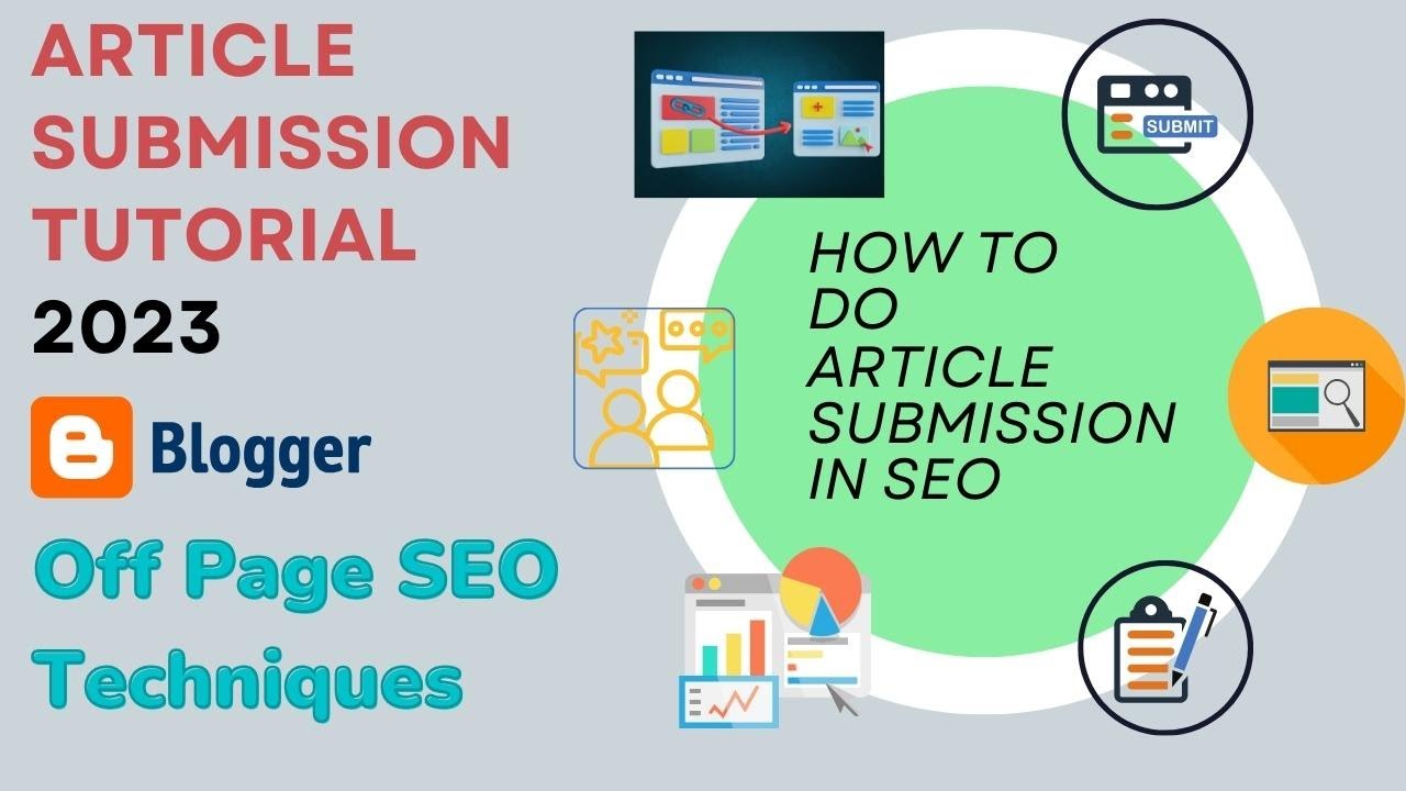 How to do article submission in SEO| Off Page SEO Techniques 2023| article submission tutorial