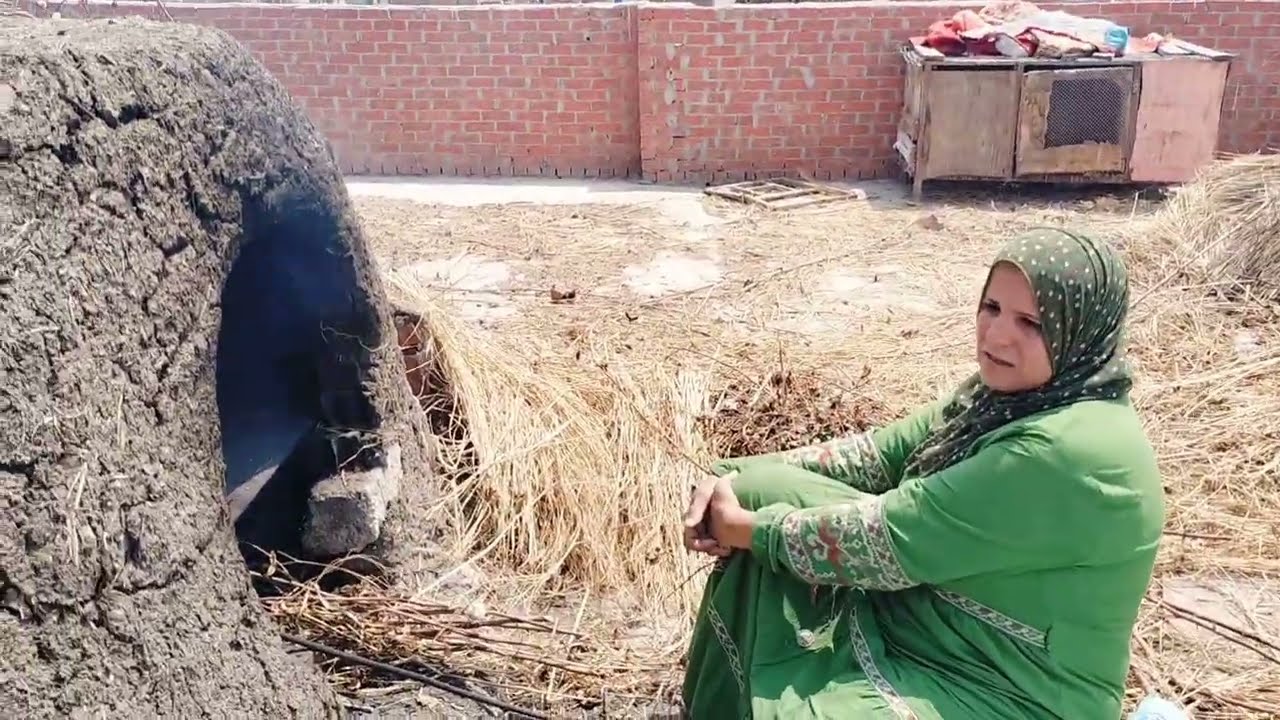 مشترياتى من السوق النهارده وطلع عينى فى شوى السمك فى فرن القش النهارده