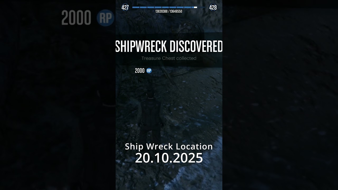 #GtaOnline #ShipWreck 20.10.2025 daily #collectible gta v ship wreck location today  #rockstargames