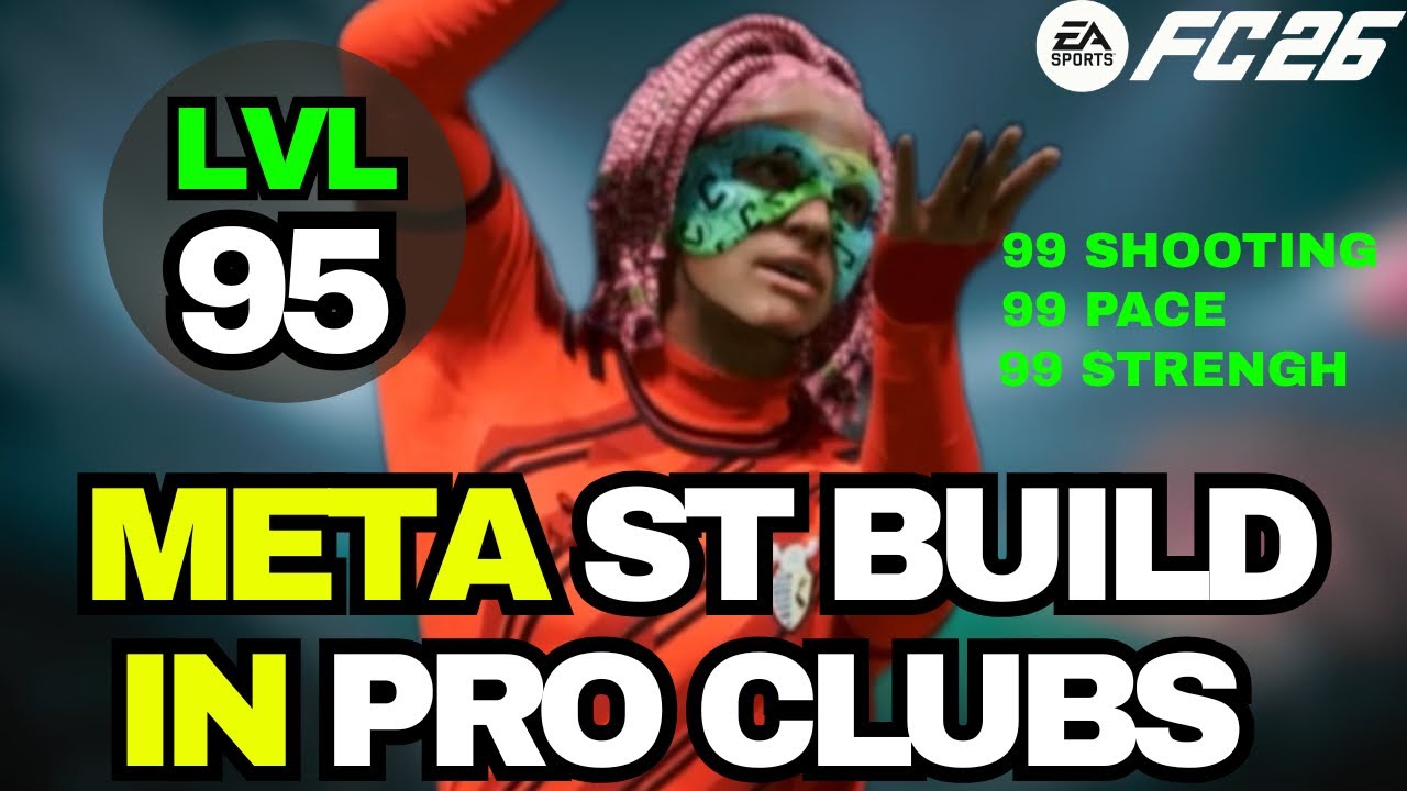 *НОВИНКА* Самый имбовый билд на нападающего в EAFC 26 Pro Clubs!