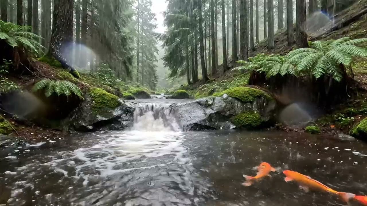 Tranquil Rain Forest ASMR | Nature Rain Sounds for Deep Sleep, Focus & Mindfulness