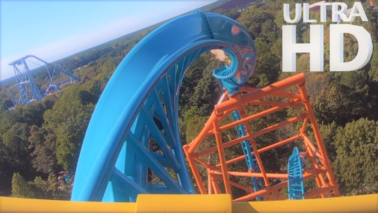 Tempesto Roller Coaster, Ultra HD 4K - Busch Gardens Williamsburg