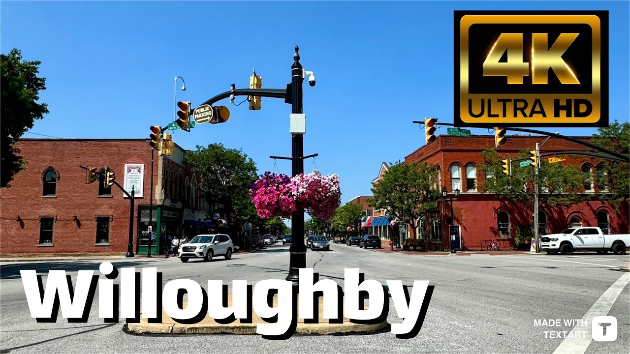 【4K】Willoughby Ohio - Day Walk - July 2024