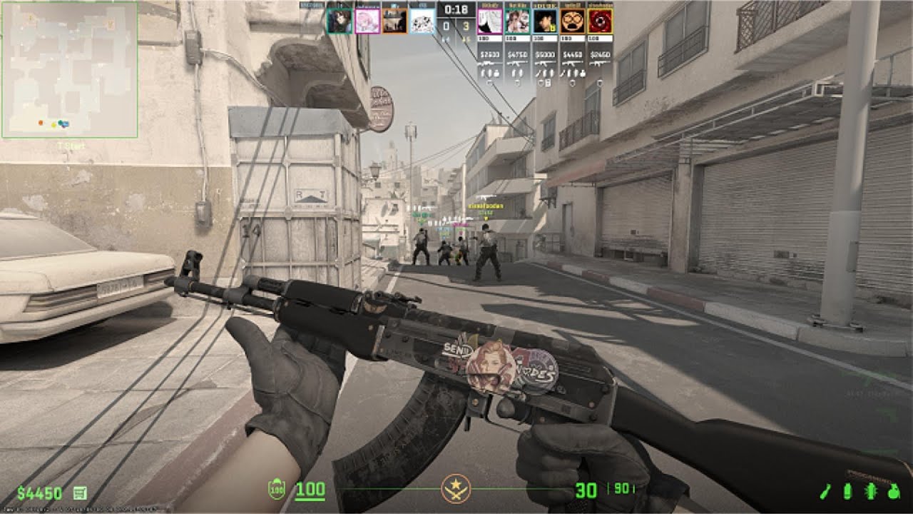 Counter Strike 2 - de_Dust II  - Premier Gameplay (No Commentary)