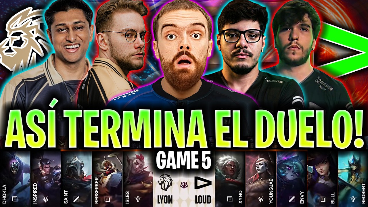 IBAI CASTEA LA PARTIDA FINAL DEL DUELO AMERICANO!😱 - LYON vs LOUD Game 5 FIRST STAND 2026 DÍA 2 IBAI