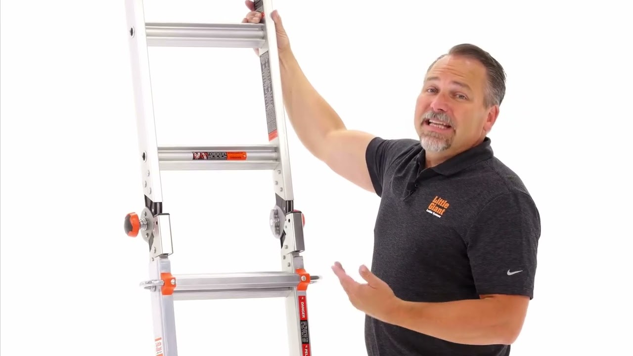 Escalera de Aluminio Multiposición #littlegiant