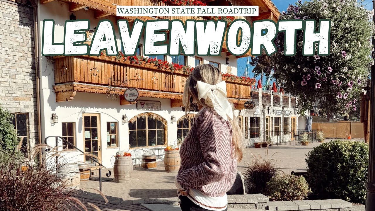 WASHINGTON STATE FALL ROADTRIP 🍂🏔️ The iconic PNW Bavarian town of Leavenworth!