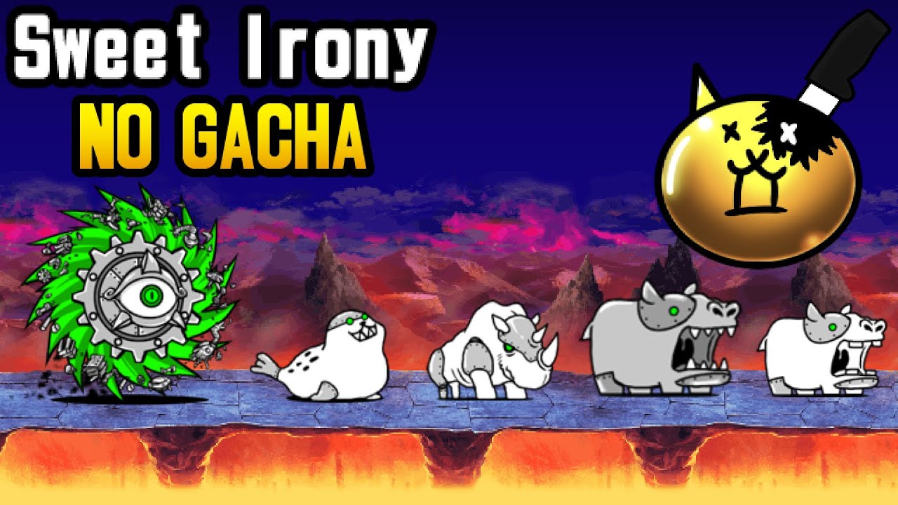 The Battle Cats: Sweet Irony, Attack on Titanium NO GACHA AND NO CHEESE