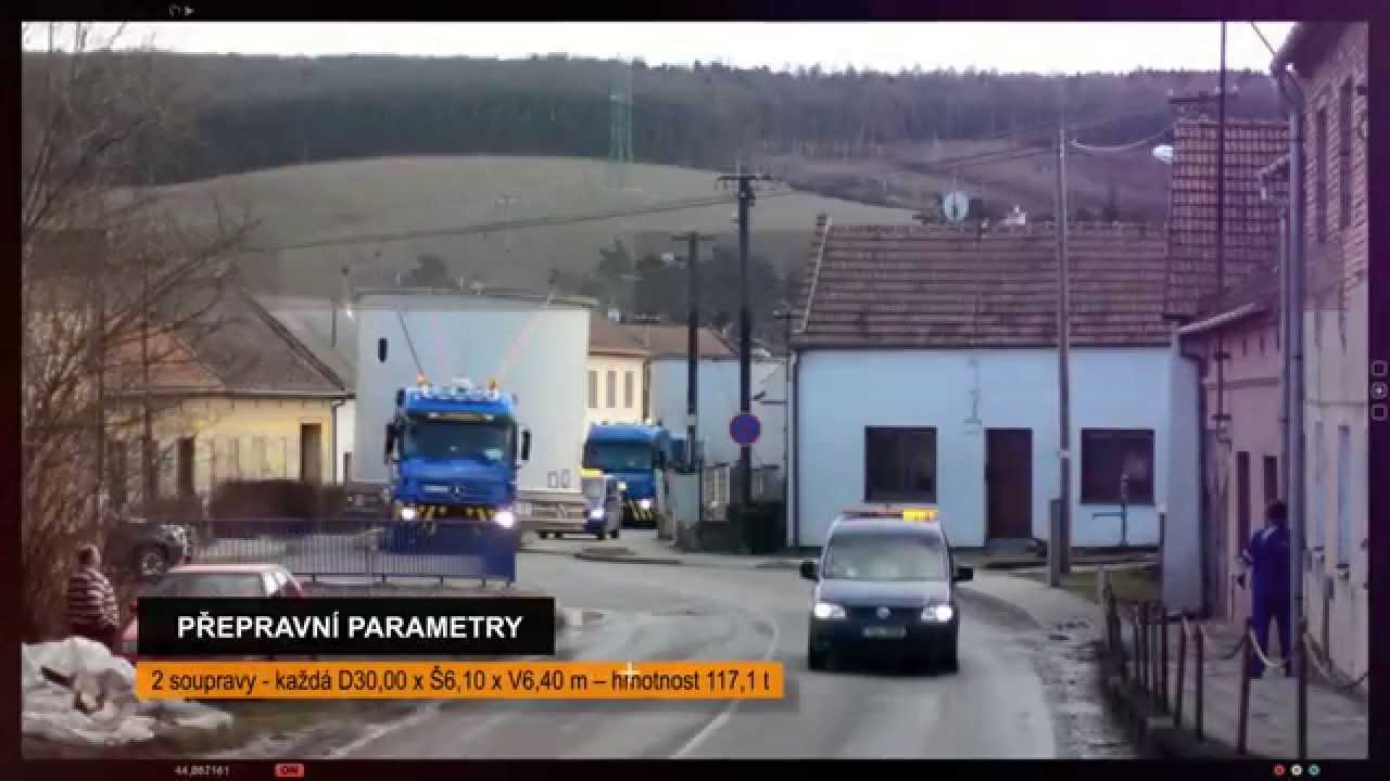 HeavyLoad / Nadměrný náklad : Přerov, CZ - Mělník, CZ (3/2015)