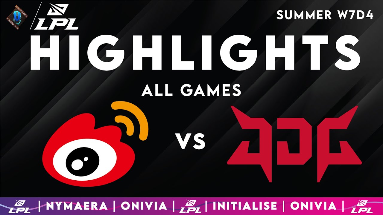 WBG vs JDG Highlights ALL GAMES | LPL 2025 Split 3 | Weibo Gaming vs JD Gaming by Onivia