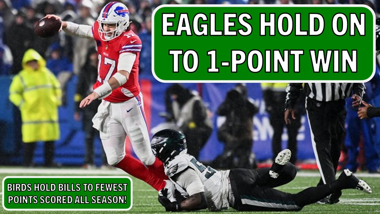 Eagles D at Bills Highlights: Birds Hold Bills to Fewest Points of 2025