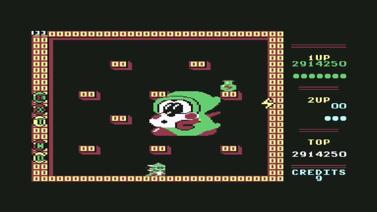 Bubble Bobble - C64 - Last Boss and Ending