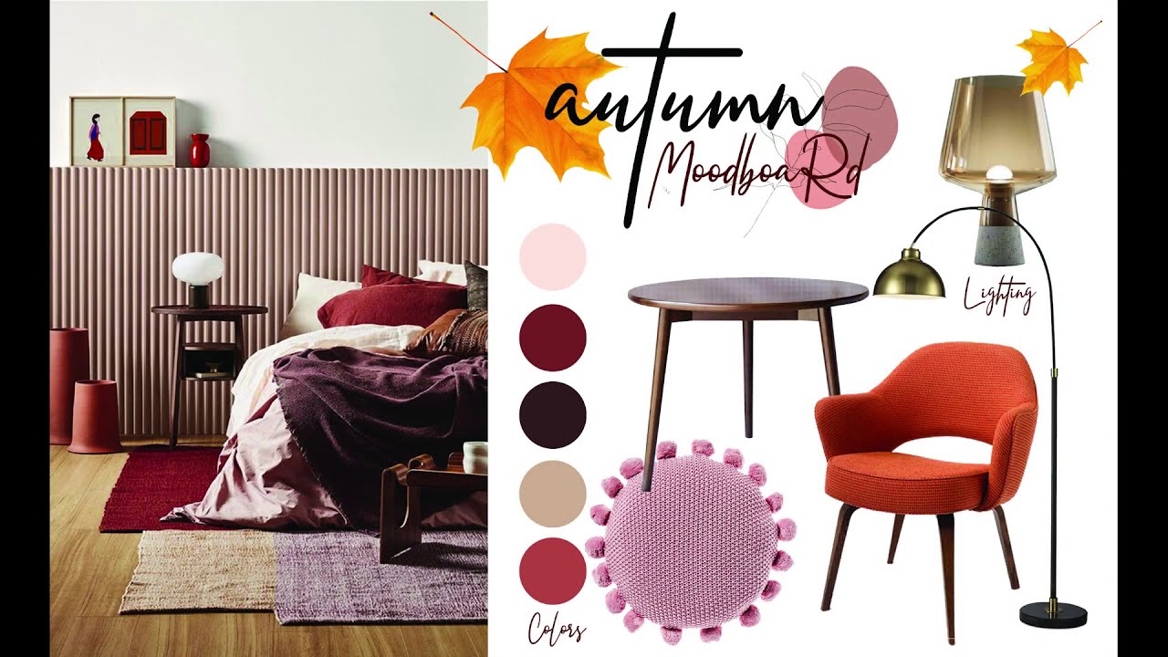 Creating Interior Design Mood-board Tutorial - Step by Step by Photoshop خطوة بخطوة عمل موود بورد