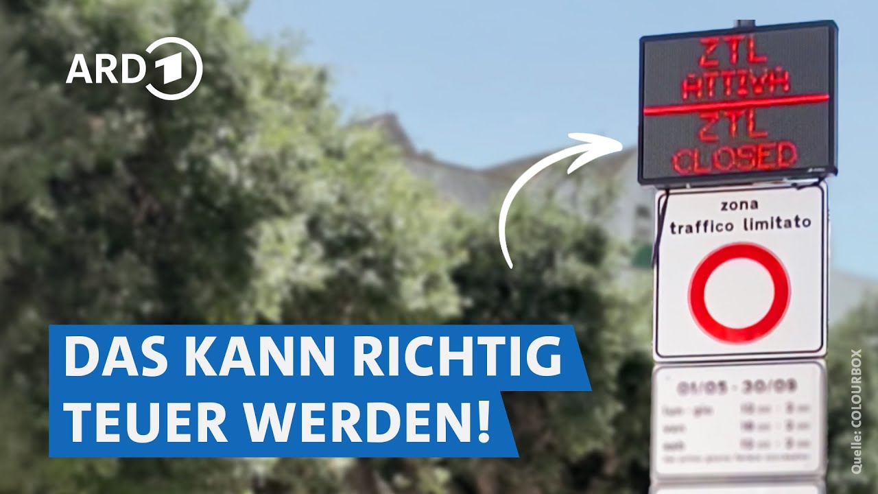 Versteckte Kostenfalle im Italien-Urlaub: Über 1.000 € Bußgeld + Inkassogebühren! | Marktcheck SWR