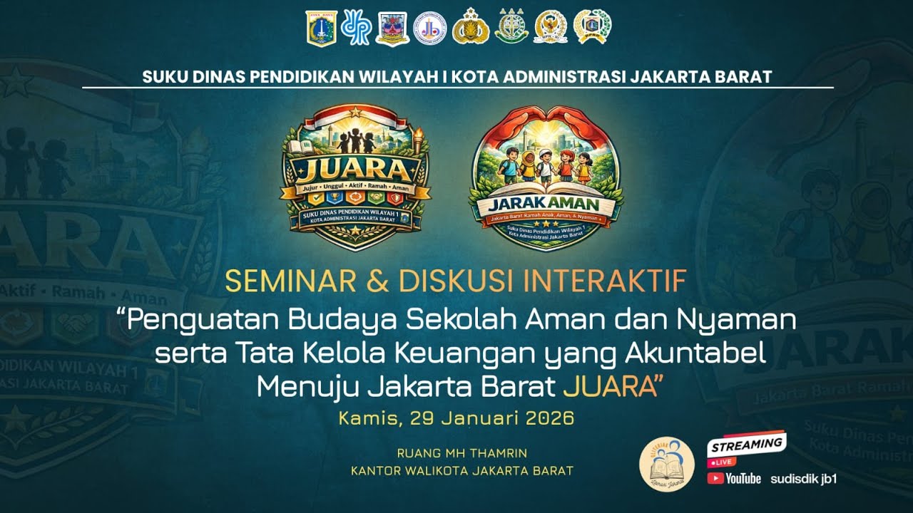 LAUNCHING PROGRAM JARAK AMAN, PIK-R DAN JUARA SUDINDIKWIL 1 JAKBAR