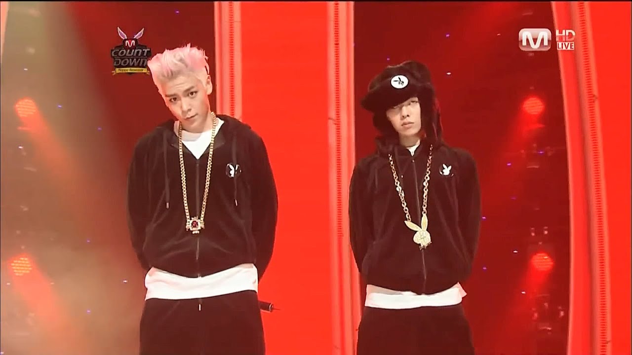 Knock Out 뻑이가요 + High High (eng sub) -  GD&TOP live MNET M COUNTDOWN
