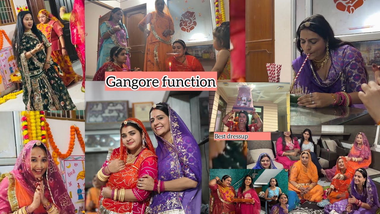 Aaj ghar p hua humare Gangore ka function ❤️Games , fun , food 🥘 kon bana best beautiful 😍 