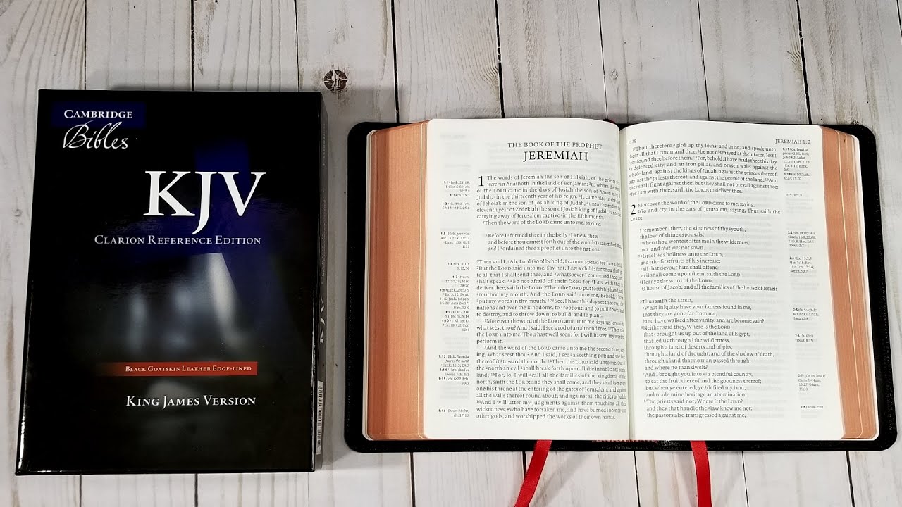 Справочная Библия KJV Clarion из Кембриджа